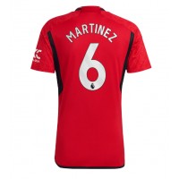 Manchester United Lisandro Martinez #6 Domáci futbalový dres 2023-24 Krátky Rukáv